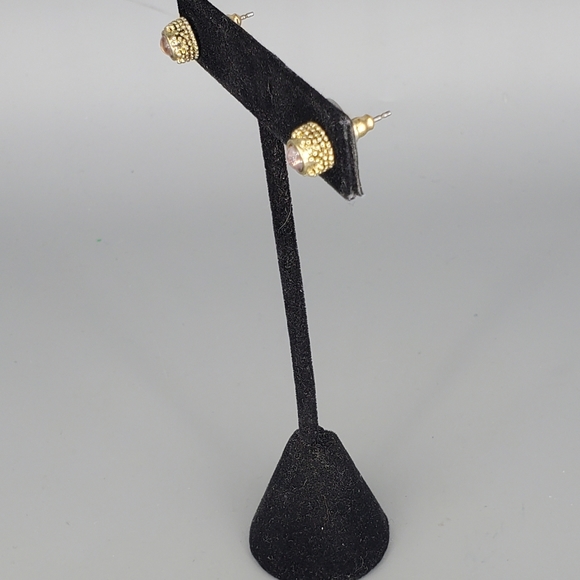 Zara Goldtone Multichain and Stud Earrings Set - Picture 7 of 10